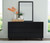 Danziar Black Dresser And Mirror