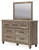 Yarbeck Sand Dresser And Mirror