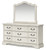 Arlendyne Antique White Dresser And Mirror