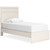 Stelsie White Twin Panel Bed