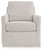 Nenana Next-gen Nuvella Stone Swivel Glider Accent Chair