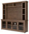 Boardernest Brown 85" TV Stand With Hutch