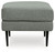 Hazela Charcoal Ottoman