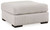 Larce Stone Oversized Accent Ottoman