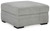 Casselbury Cement Ottoman With Storage