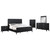 Brookmead 5 Piece California King Bedroom Set Black