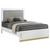 Caraway California King Bed With LED Headboard White And Grey