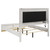 Caraway California King Bed With LED Headboard White And Grey