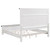 Lilith Eastern King Panel Bed Distressed Gray And White