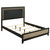 Valencia Eastern King Bed Light Brown And Black