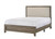 Millie King Upholstery Bed One Box Warm Gray