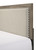 Millie King Upholstery Bed One Box Warm Gray