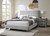 Nirvana King Bed Pearl Silver