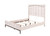 Veda King Bed Pearl Silver