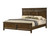 Everdeen King Bed Dark Brown