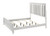 Cressida King Bed With Slats White