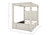 Annabelle King Canopy Bed Ivory