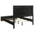 Caraway Queen Bed With LED Headboard Black And Grey