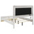 Caraway Queen Bed With LED Headboard White And Grey