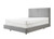 Nirvana Queen Bed Pearl Silver