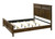 Everdeen Queen Bed Dark Brown