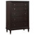 Emberlyn 5-Drawer Bedroom Chest Brown