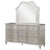 Evangeline 9-Drawer Dresser With Mirror Silver Oak