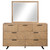 Taylor 7-Drawer Rectangular Dresser With Mirror Light Honey Brown