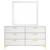 Kendall 6-Drawer Dresser With Mirror White