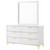 Kendall 6-Drawer Dresser With Mirror White