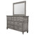 Avenue 8-Drawer Rectangular Dresser With Mirror Grey