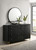 Arini 8-Drawer Bedroom Dresser With Mirror Black