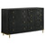 Arini 8-Drawer Bedroom Dresser Black