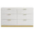 Caraway 6-Drawer Bedroom Dresser White