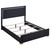 Marceline Full Bed 5 Piece Set Black