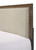 Millie Twin Upholstery Bed One Box Brown Cherry