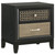 Valencia Nightstand Light Brown And Black