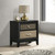 Valencia Nightstand Light Brown And Black