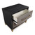 Payson Nightstand Black & Gray