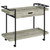 Ventura Bar Cart With Storage Drawer Gray Driftwood