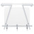 Araceli Home Bar White And Chrome