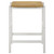 Hollis Counter Stool (Set of 2) Brown And White