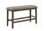 Ember Counter Height Bench Dark Gray