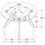 Paxton Round Glass Top 5 Piece Dining Set Nutmeg