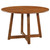 Dinah 5 Piece Round Solid Wood Dining Set Walnut