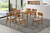 Dortch 7 Piece Oval Solid Wood Dining Set Walnut
