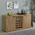 Jamestown 2-Door Dining Sideboard Buffet With Wine Storage Mango