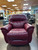 Best Recliner Burgundy   LEATHER LAST ONE !  TEXT Cynthia 832 212-8792