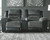 Earhart Slate Reclining Sofa & Double Reclining Loveseat with Console