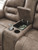 Stoneland Fossil Reclining Power Sofa & Double Reclining Power Loveseat with Console